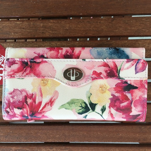 Convenient Multi Section Floral Design Mundiwallet - Picture 3 of 6